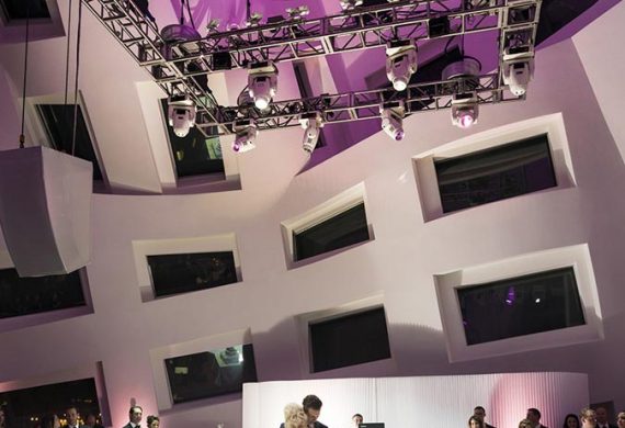 The wedding of Lisa and Ryan Hamilton at the Lou Ruvo Center for Brain Health in Las Vegas, NV.